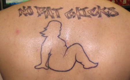 The Worst Tattoo I've Seen in a While No Fat Chicks